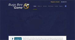Desktop Screenshot of bugsbeegone.biz